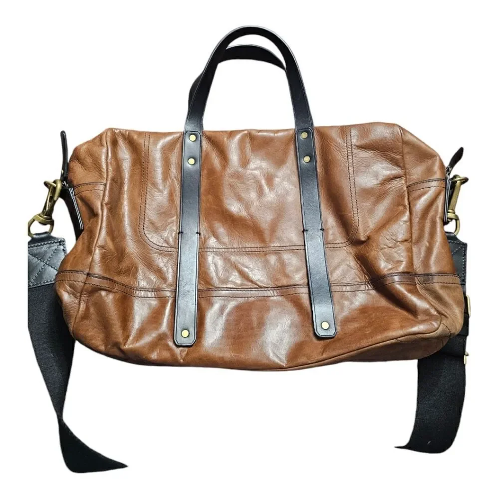 BANANA REPUBLIC Brown Leather‎ Briefcase Messenger Bag